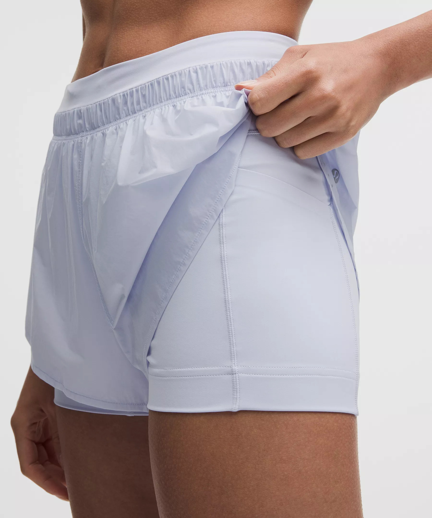 Translucent 2-in-1 High-Rise Short 3" - 6