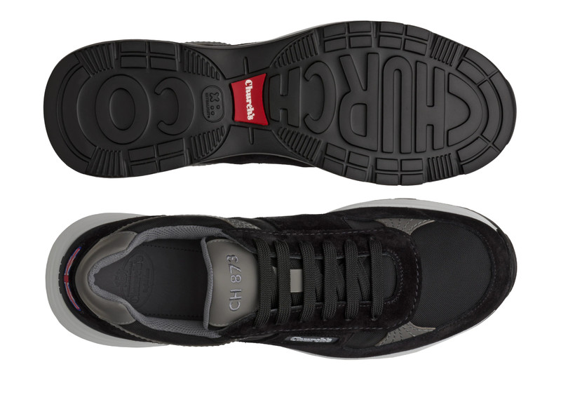 Ch873
Suede Tech Retro Sneaker Black 3