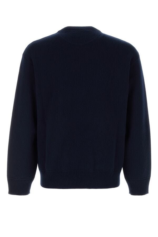 Valentino Garavani Man Dark Blue Wool Sweater - 2