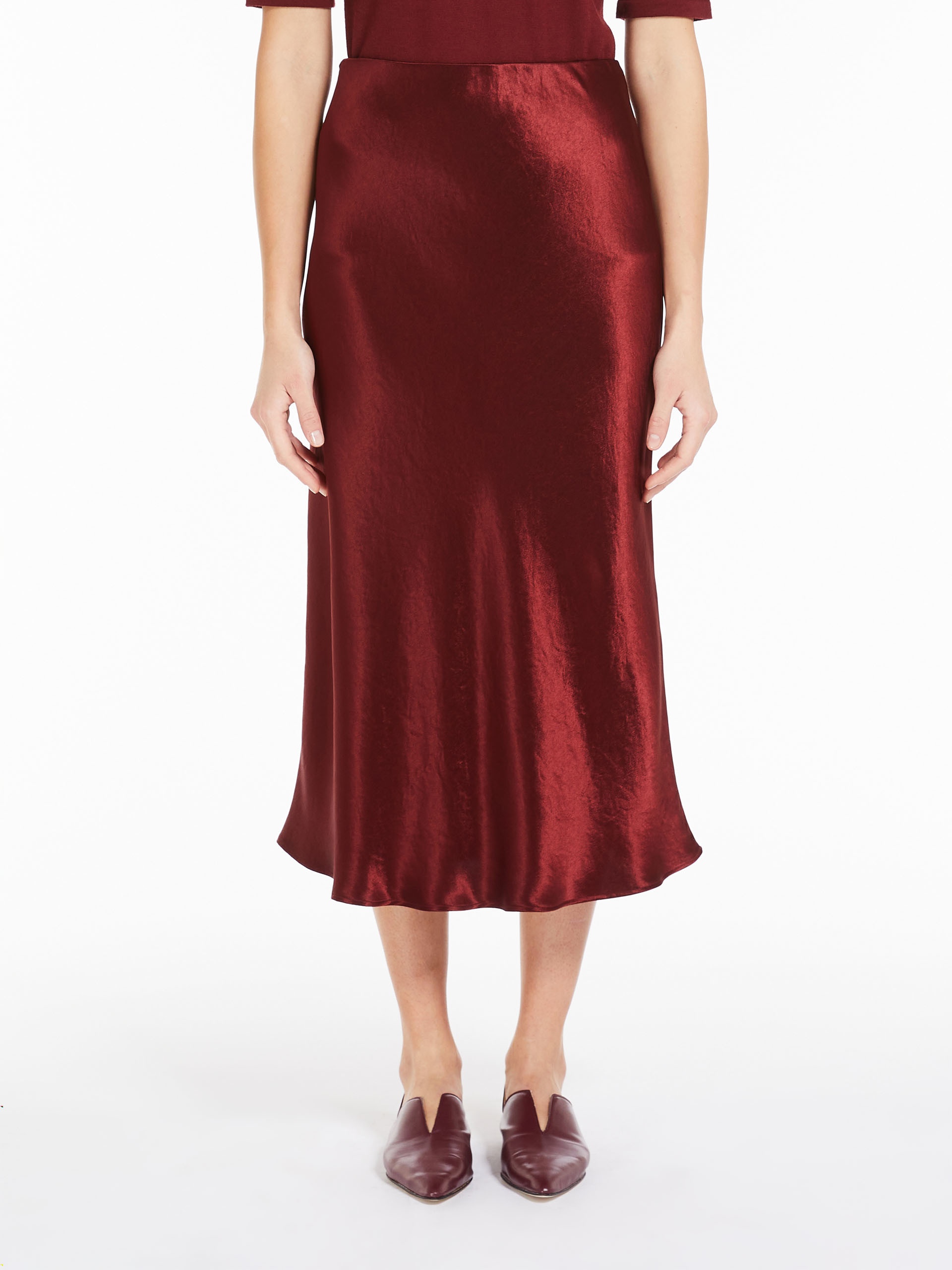 ALESSIO Satin skirt - 3