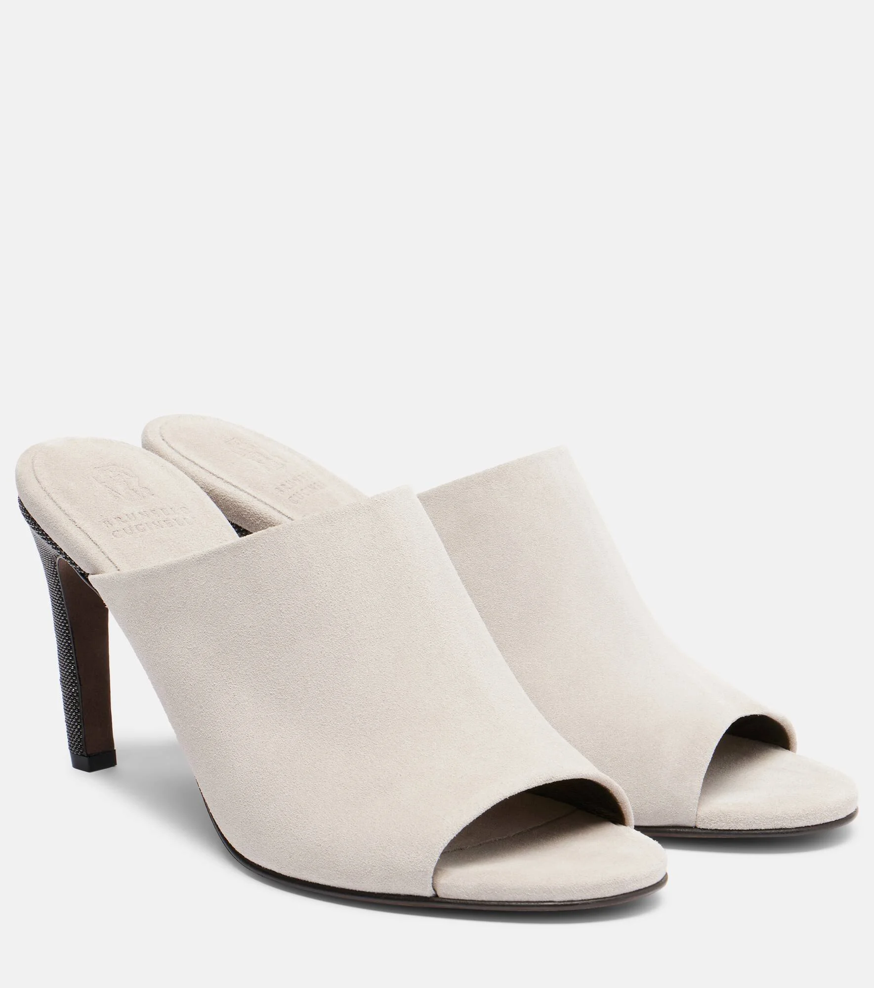 Monili suede mules - 1