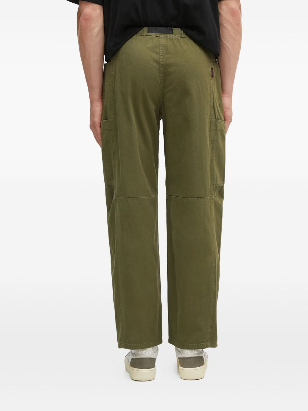 belted cargo trousers - 4