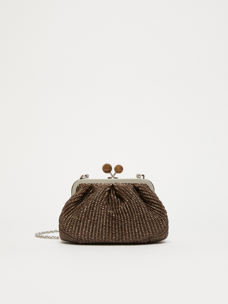 PALMAS Small raffia-effect Pasticcino Bag 1