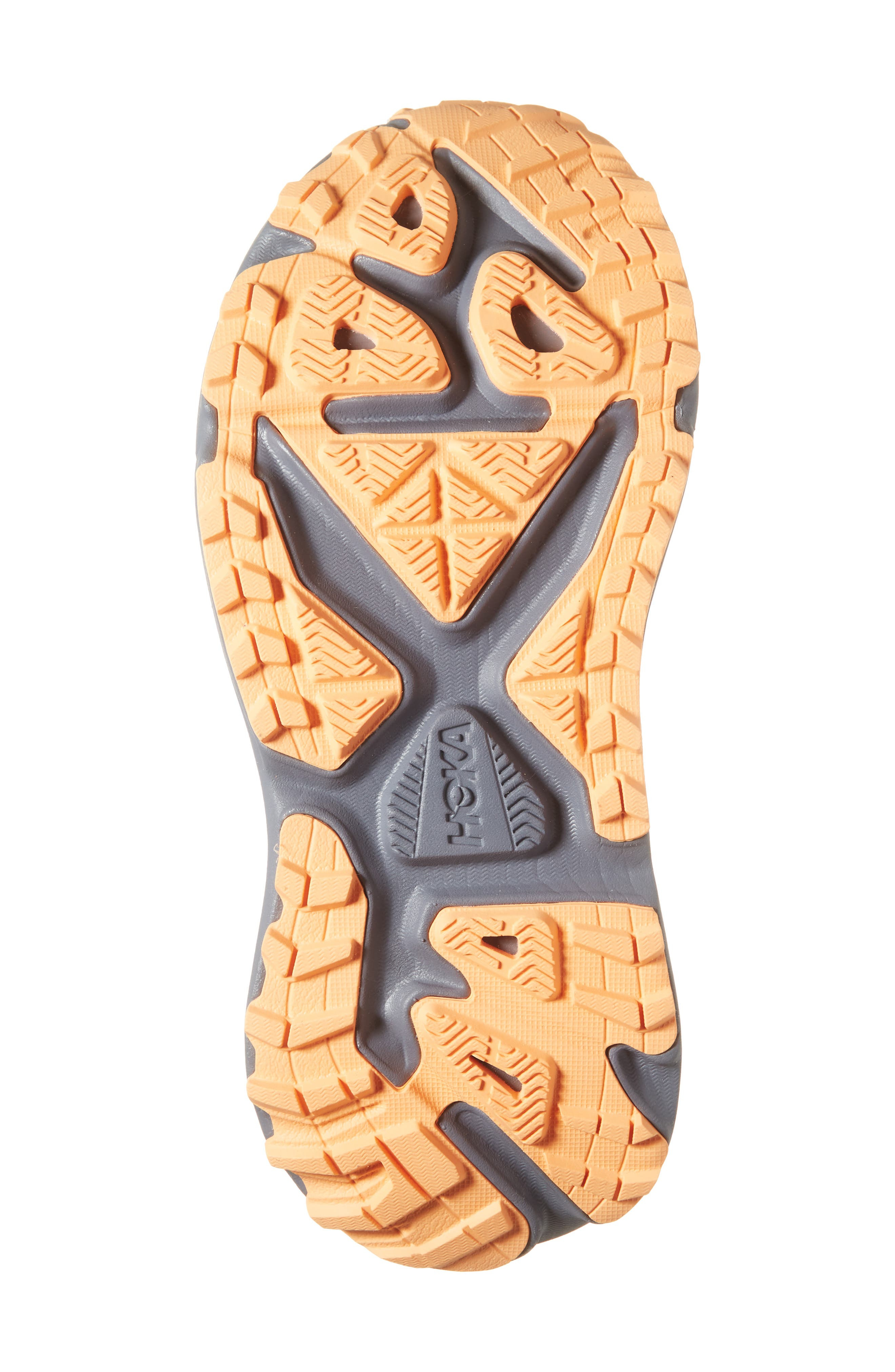 HOKA Stinson ATR 7 Running Shoe in Grey Skies /Pale Tangerine at Nordstrom - 6