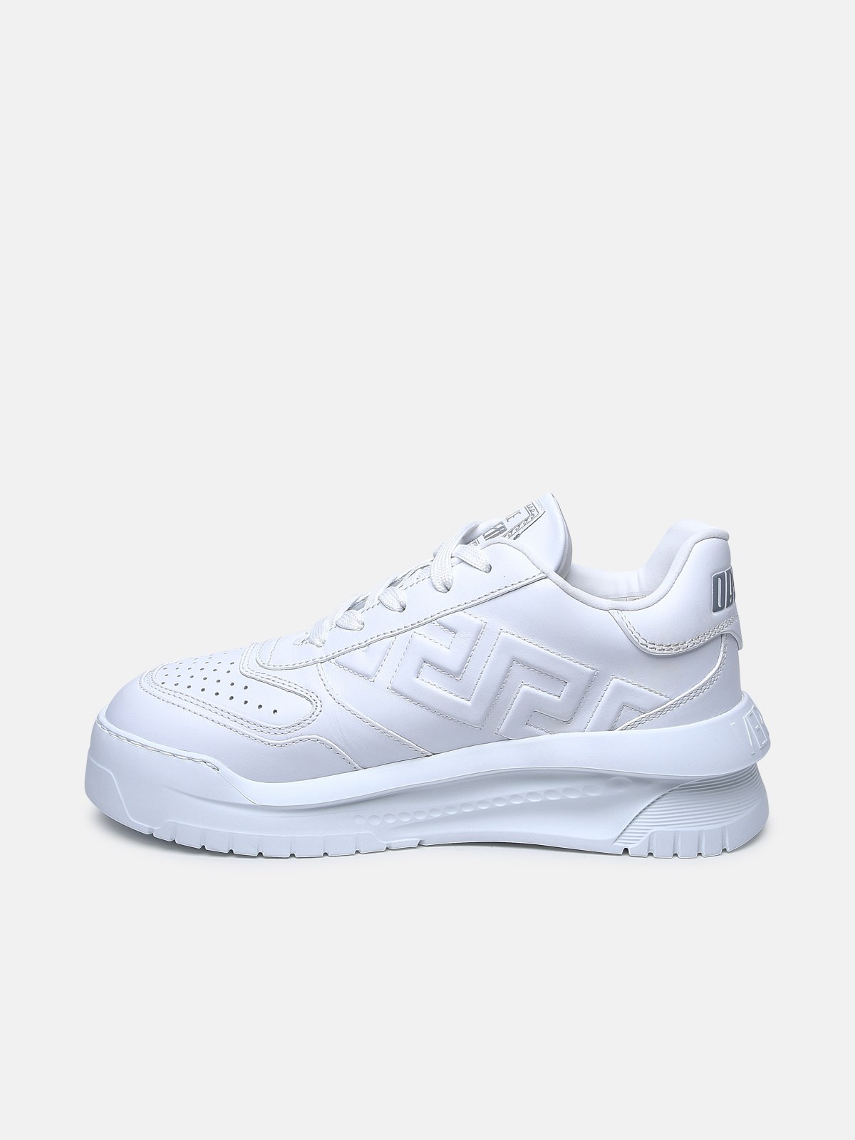 WHITE LEATHER SNEAKERS - 3
