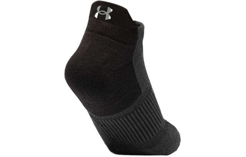 Under Armour Under Armour Armour Dry Run No Show Short Socks 'Black Jet Grey' 1361164-001 outlook