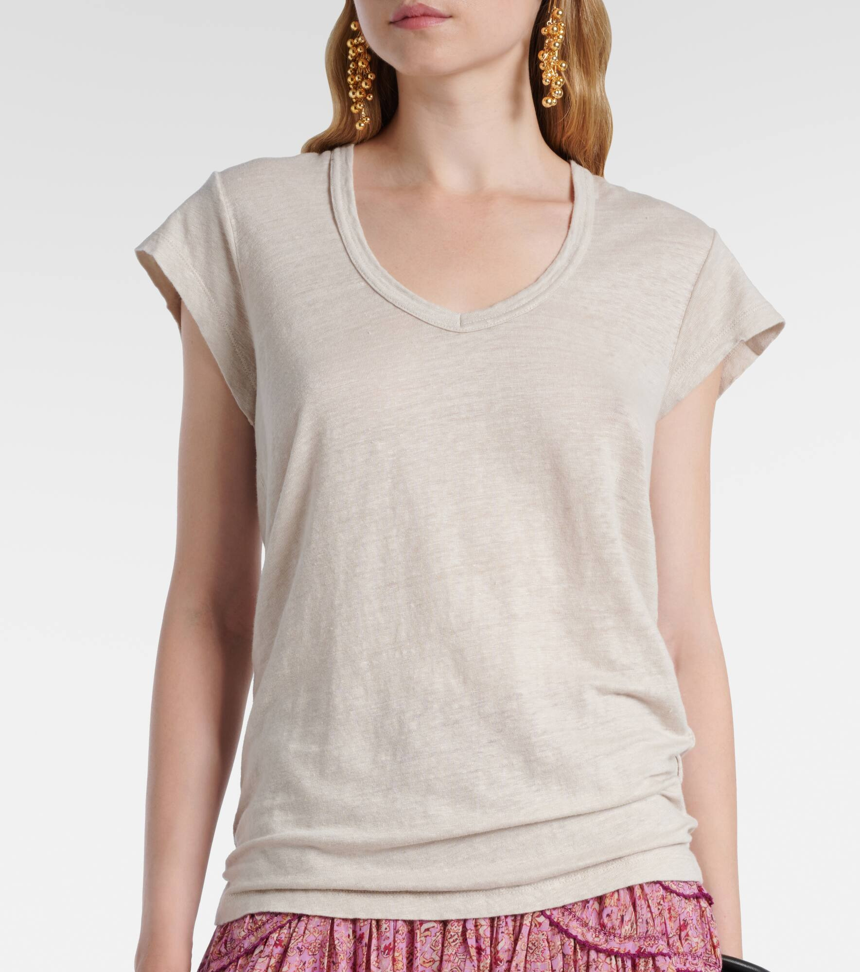 Linen T-shirt - 5
