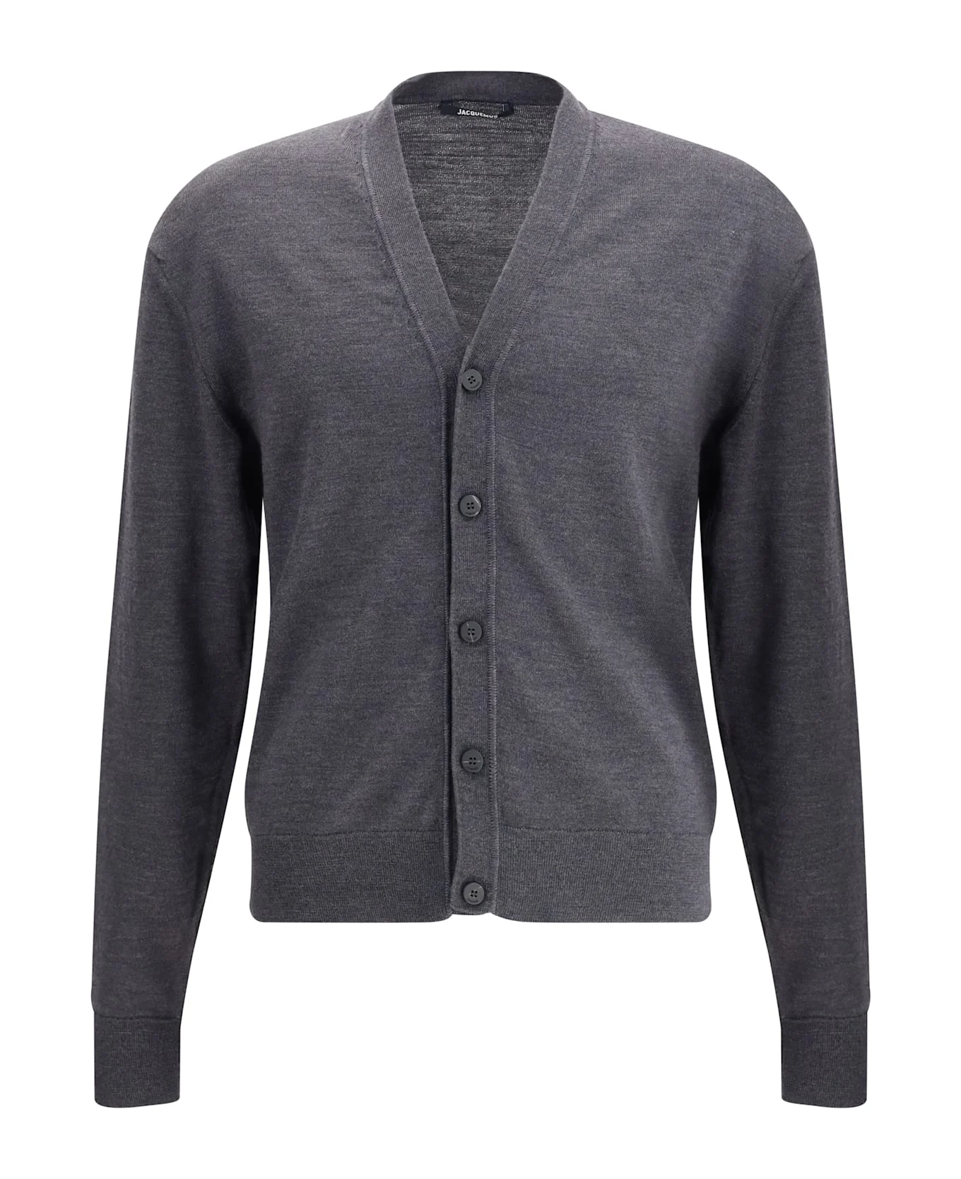 V-neck Merino Wool Cardigan - 1