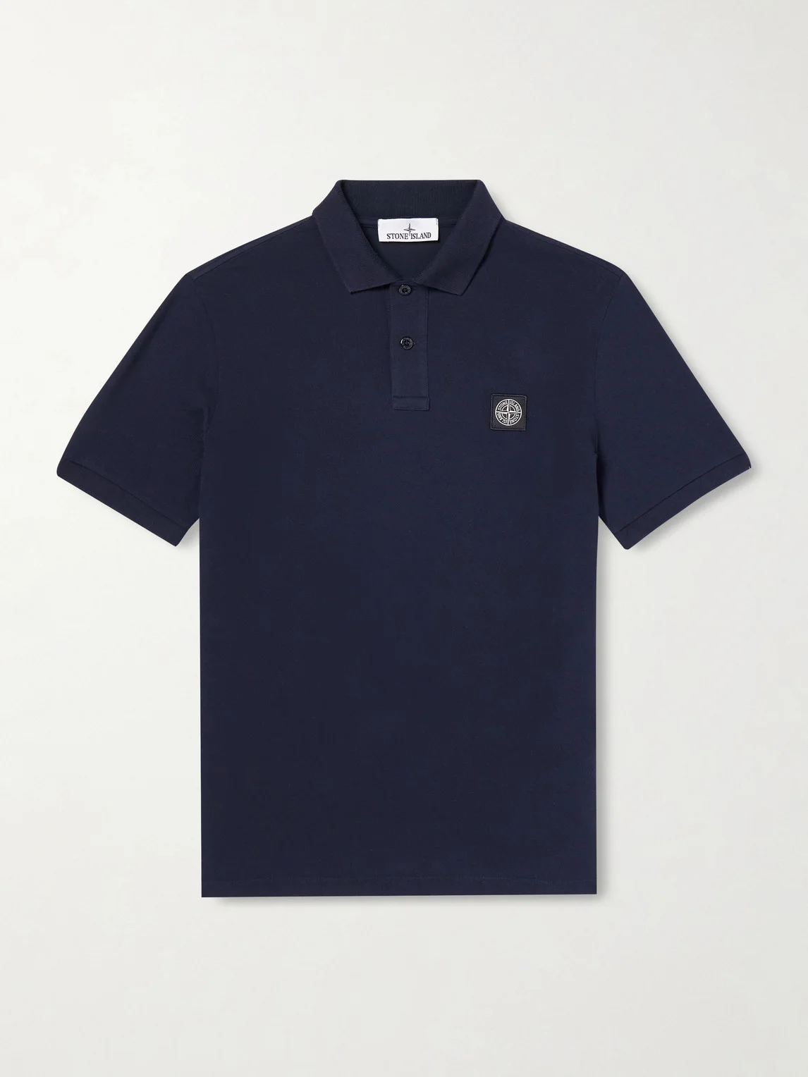 Stretch Cotton-Blend Piqué Polo Shirt - 1