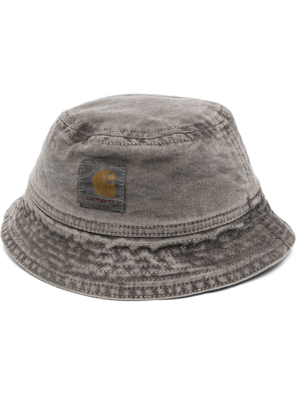 logo-patch bucket hat - 1