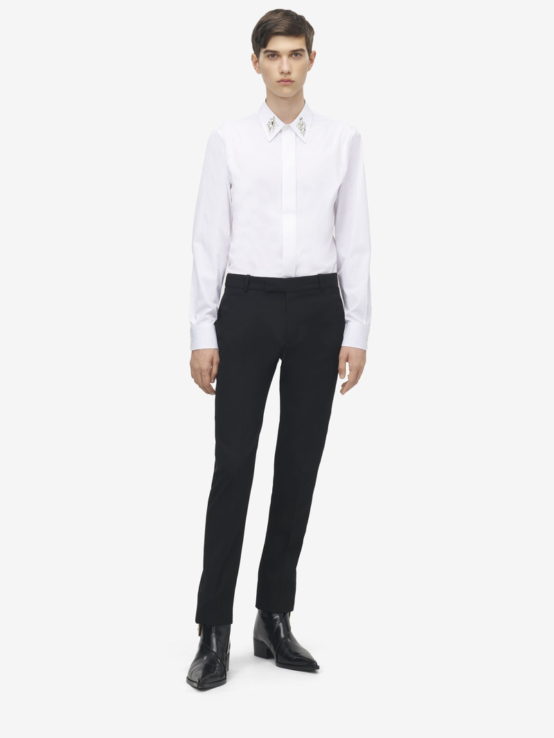 Crystal Mirror Embroidery Shirt 3