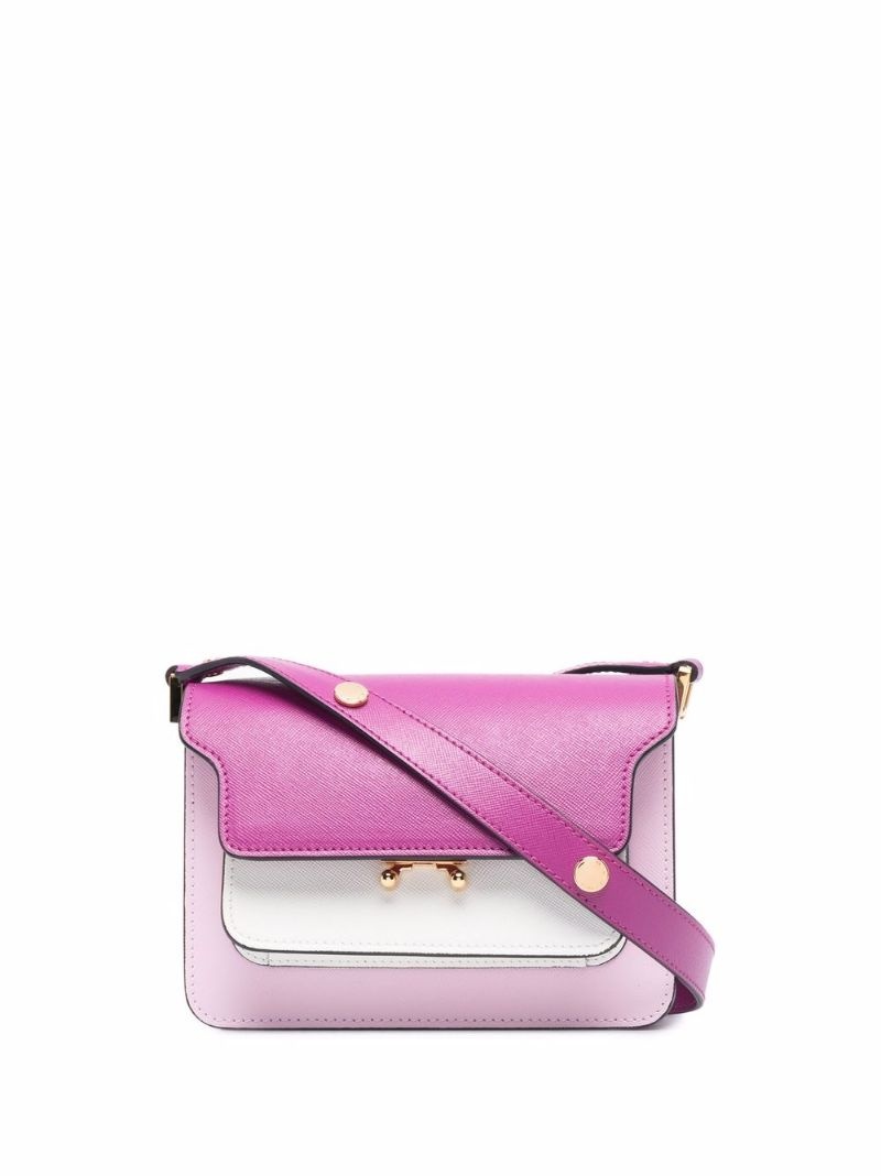 Trunk colour-block crossbody bag - 2
