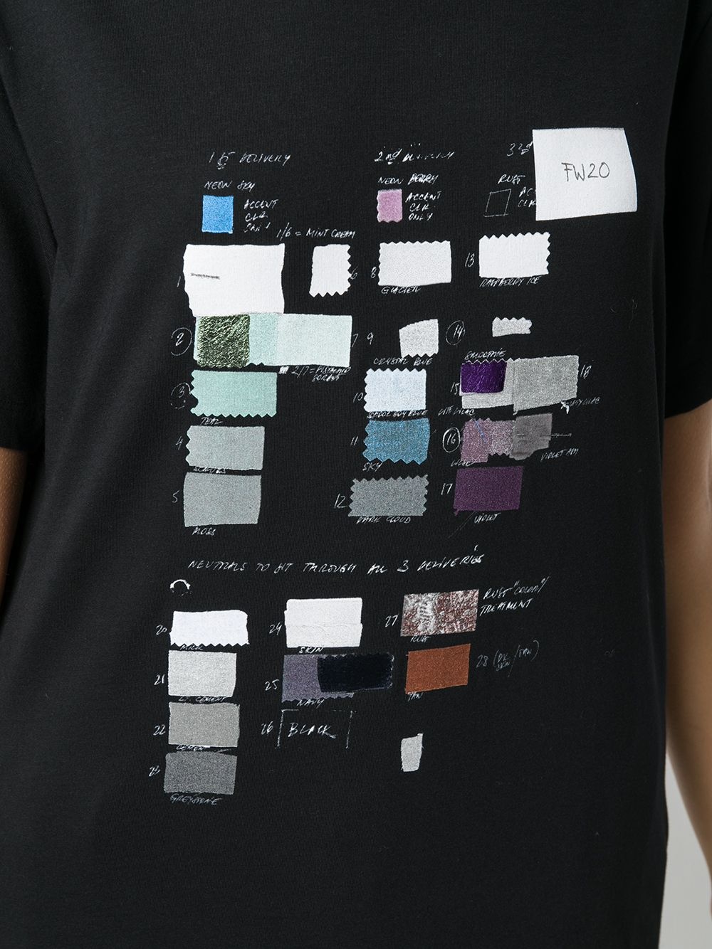 swatch print T-shirt - 5