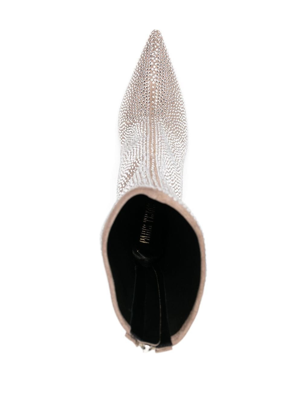 crystal-embellished 105mm pointed boots - 4
