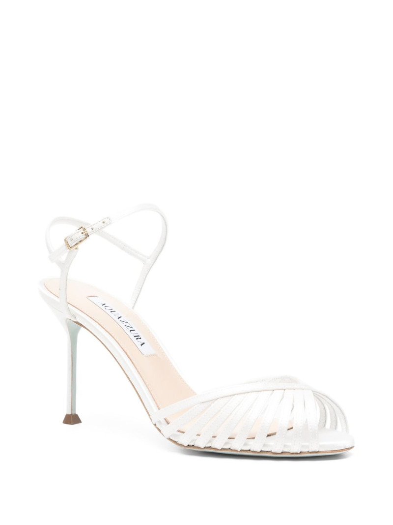 AQUAZZURA braided heeled sandals outlook