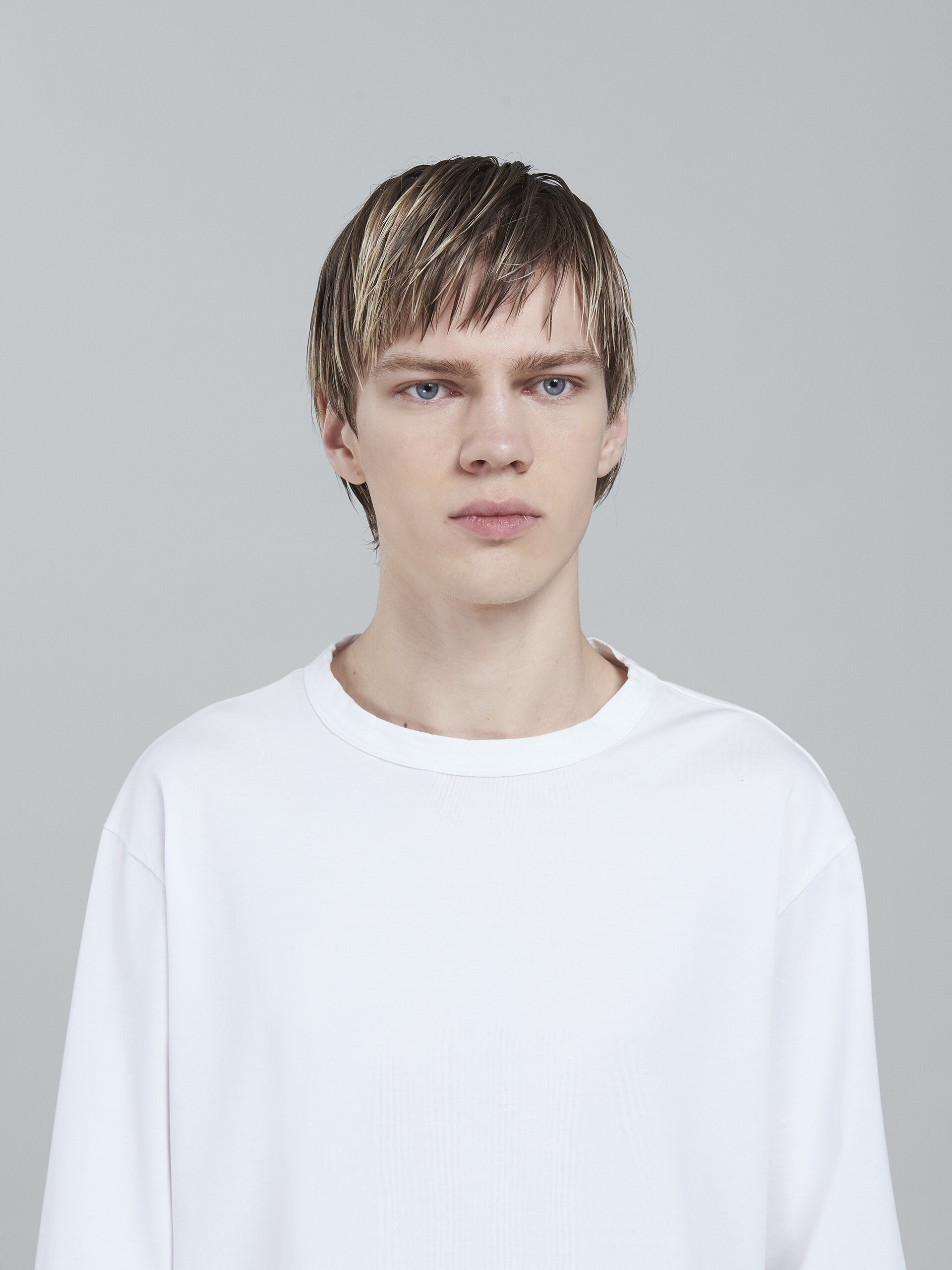 BIO COTTON JERSEY AND POPLIN T-SHIRT - 4