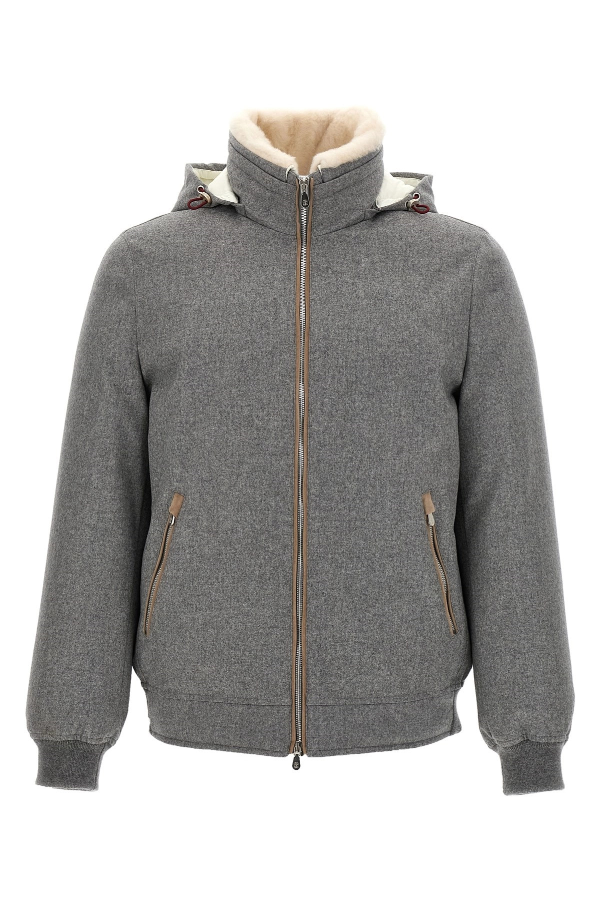 Sherling neck bomber jacket - 1