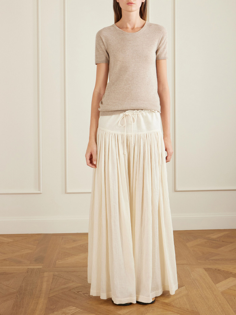 The Row Berenice Pleated Cotton Wide-leg Pants outlook
