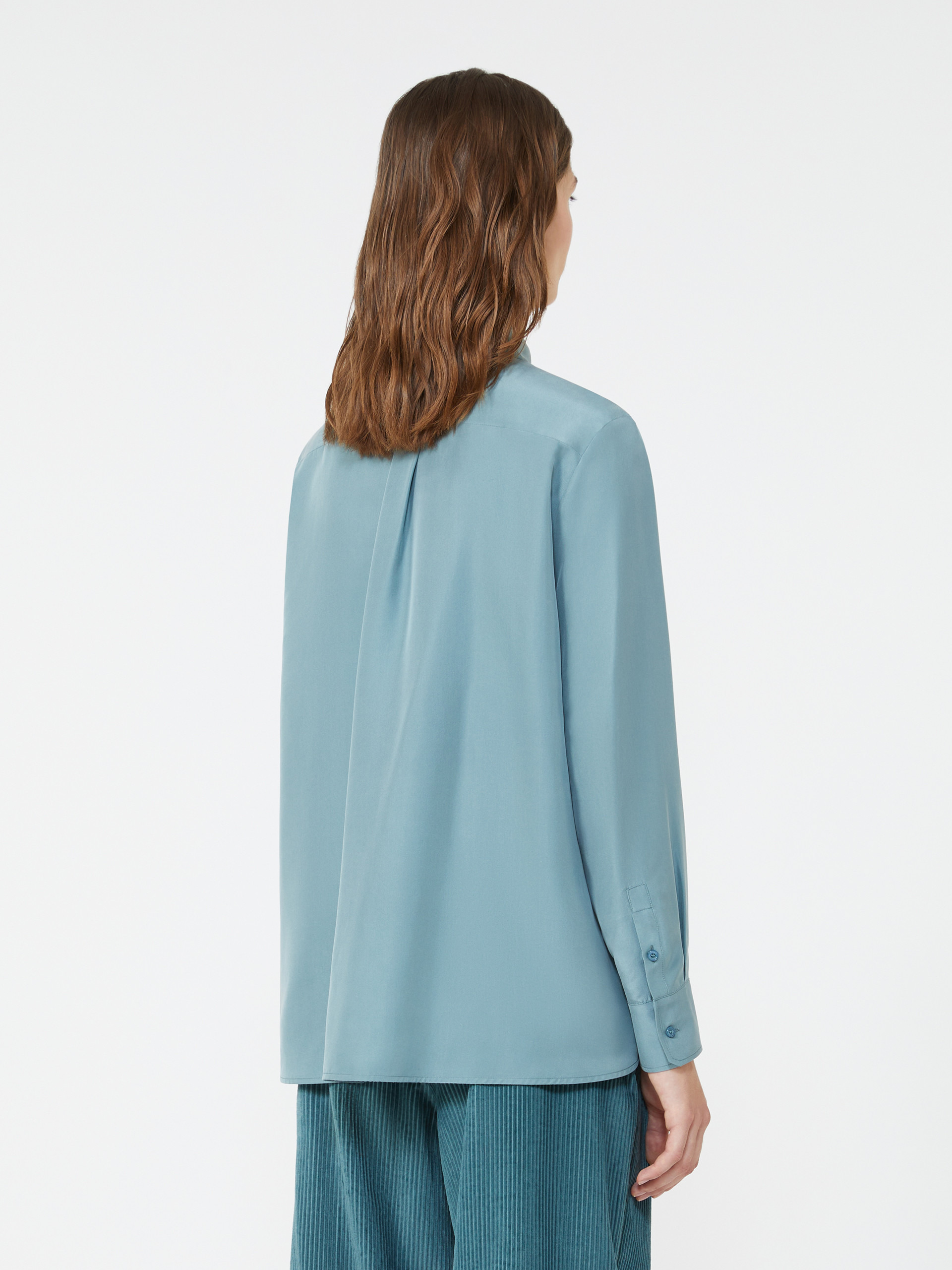 PAMIR Washed silk shirt - 4