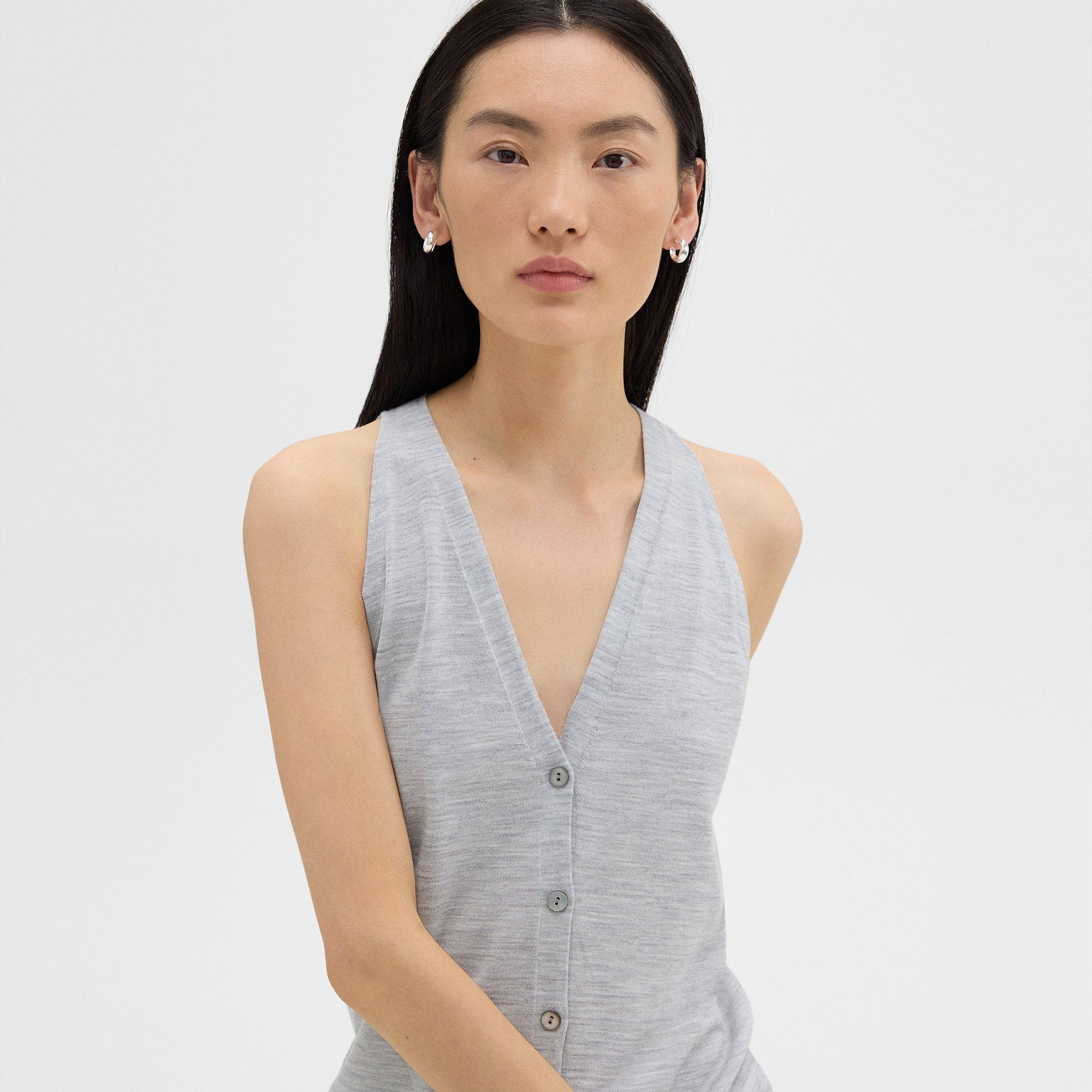 Slim Sweater Vest in Regal Wool - 5
