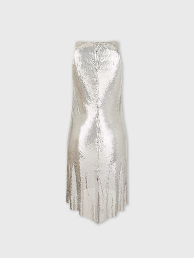 Paco Rabanne METALLIZED MESH DRESS SILVER outlook