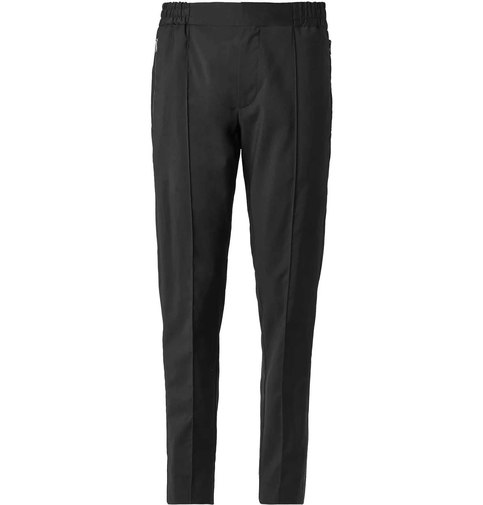 Tapered Wool Trousers - 1