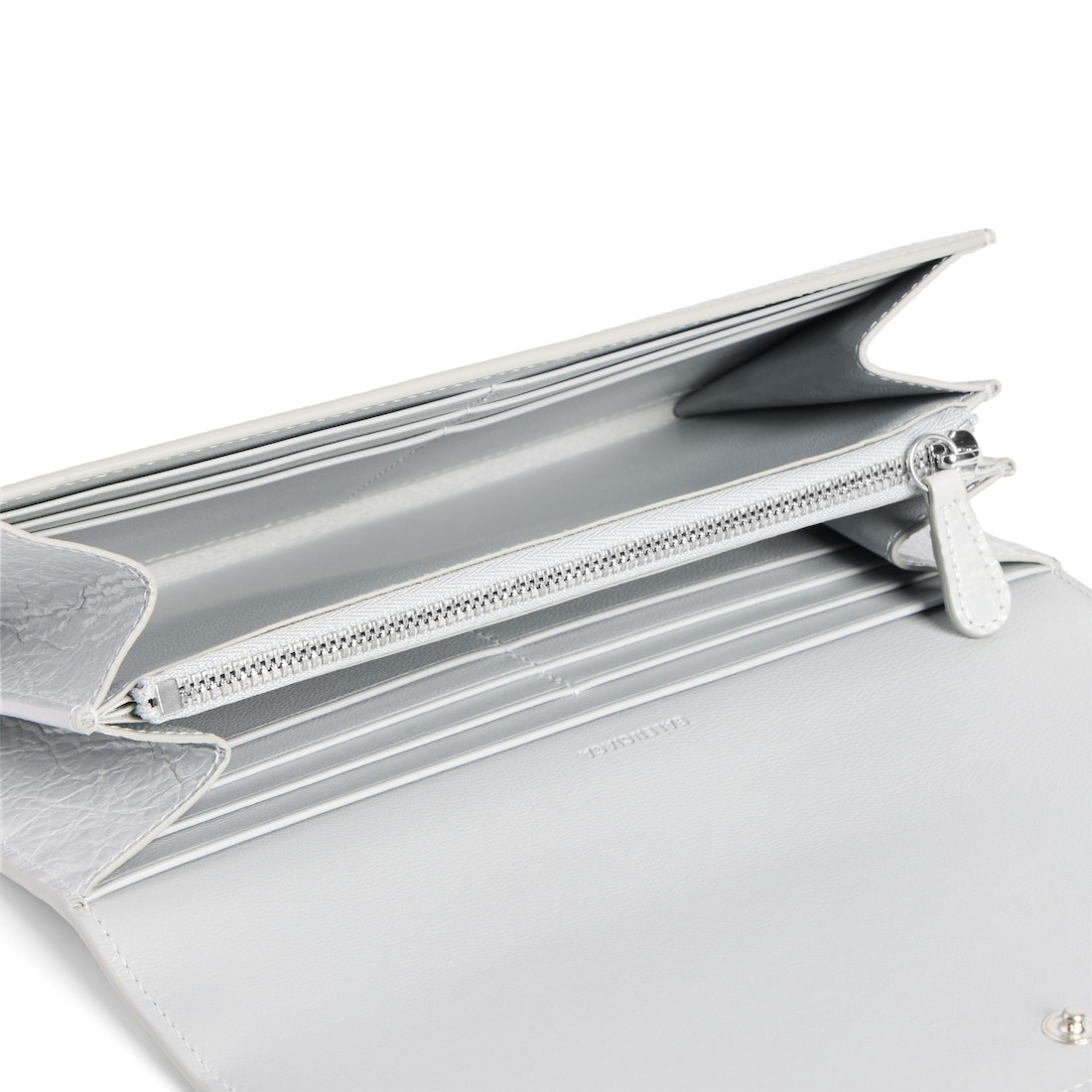 Women's Le City Money Long Wallet in Light Grey - 3