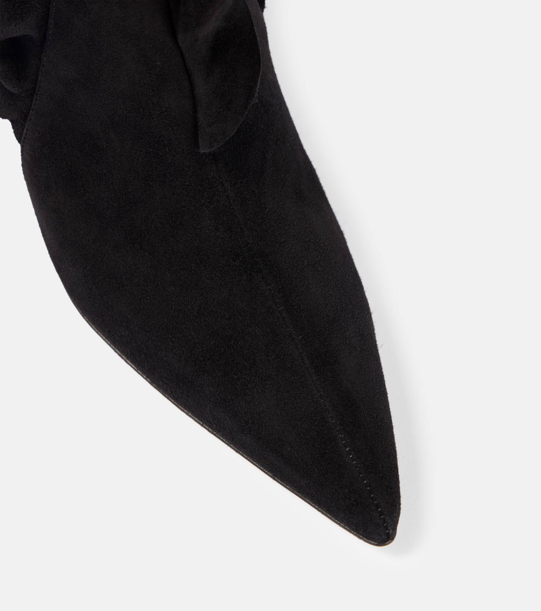 Pompa ruffled suede ankle boots - 5