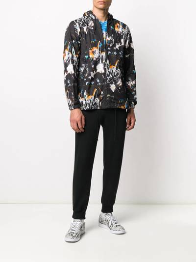 Comme des Garçons SHIRT abstract print lightweight jacket outlook