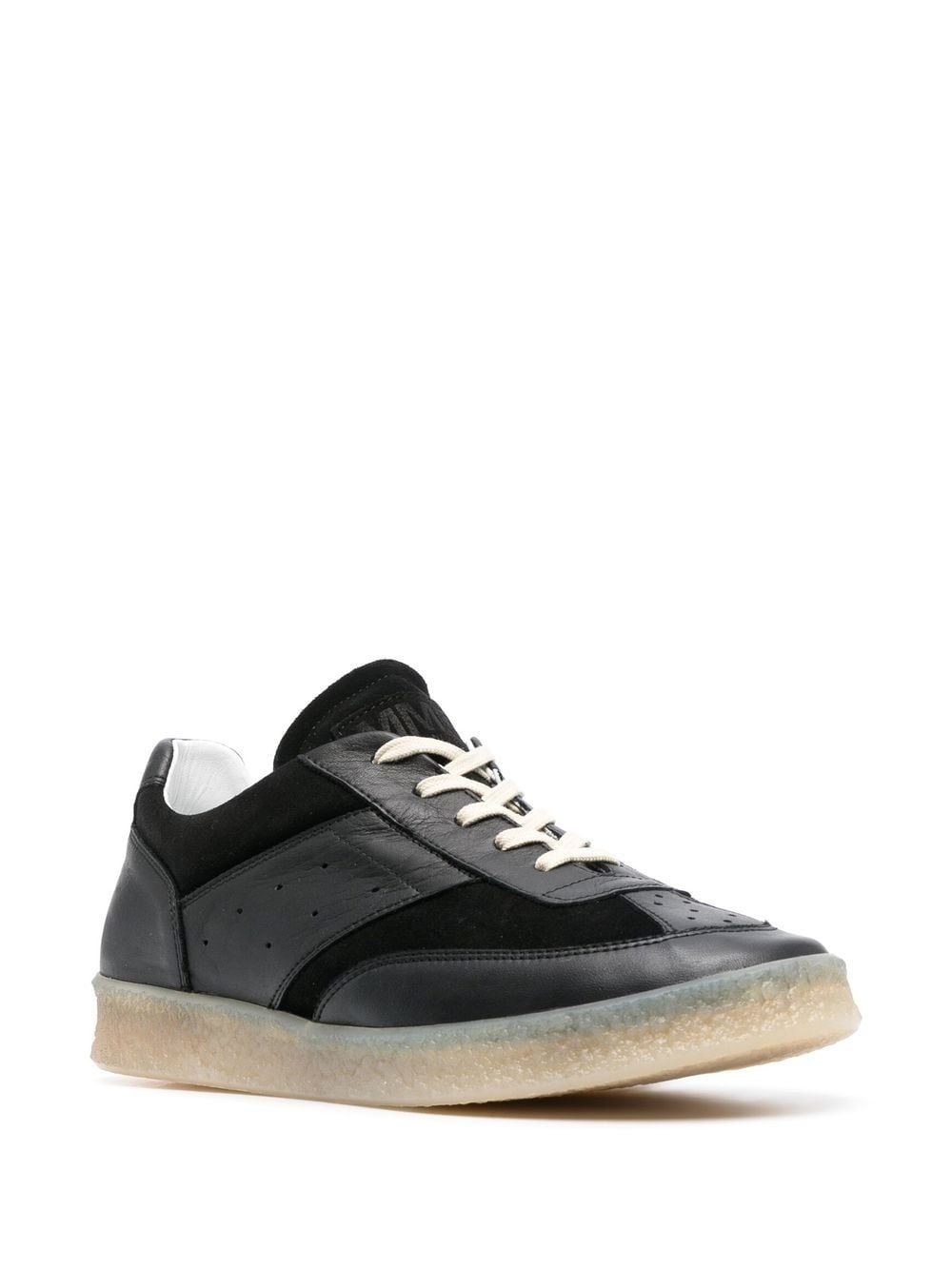 panelled low-top sneakers - 2