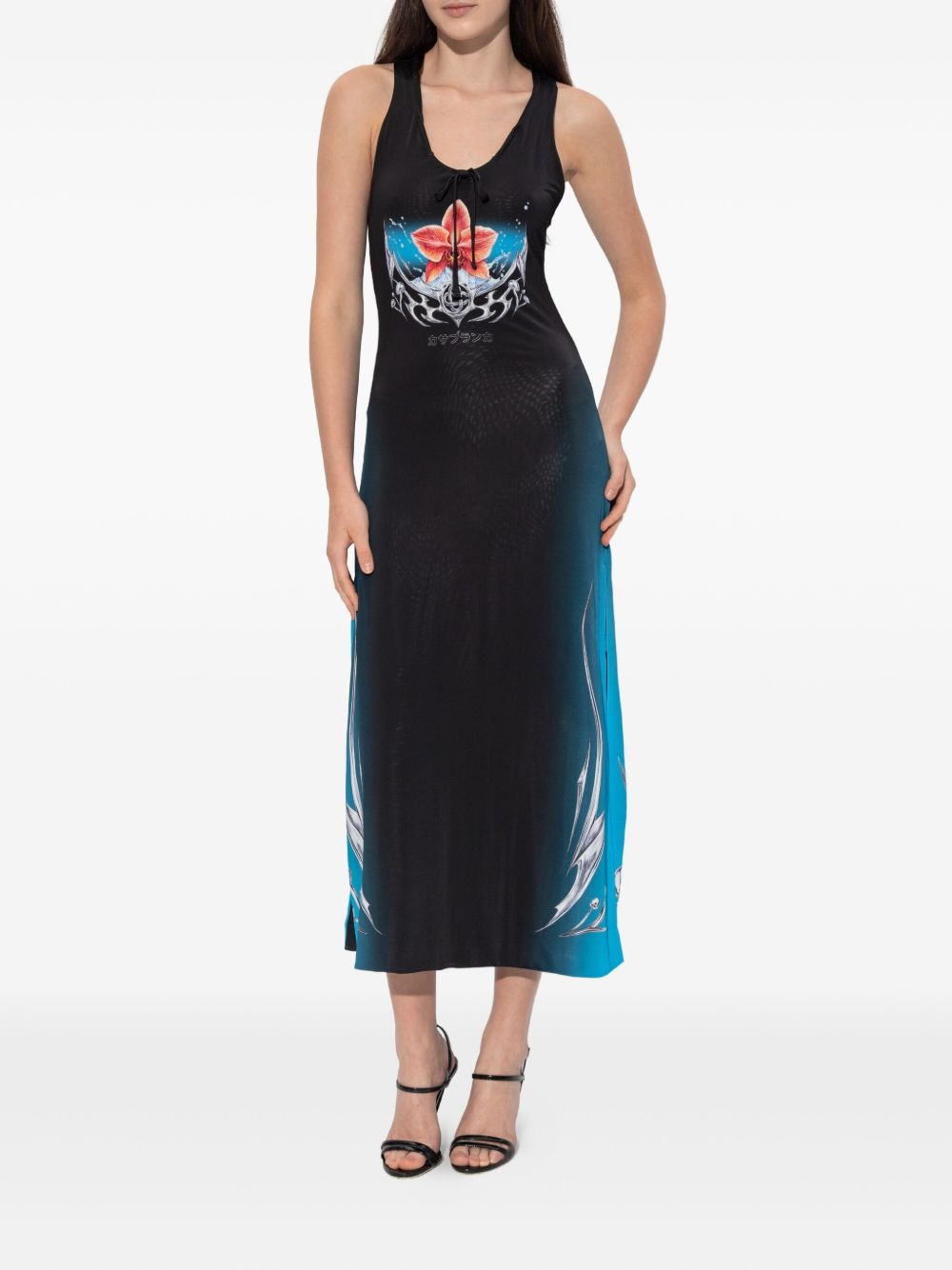 Blades Slinky jersey midi dress - 3