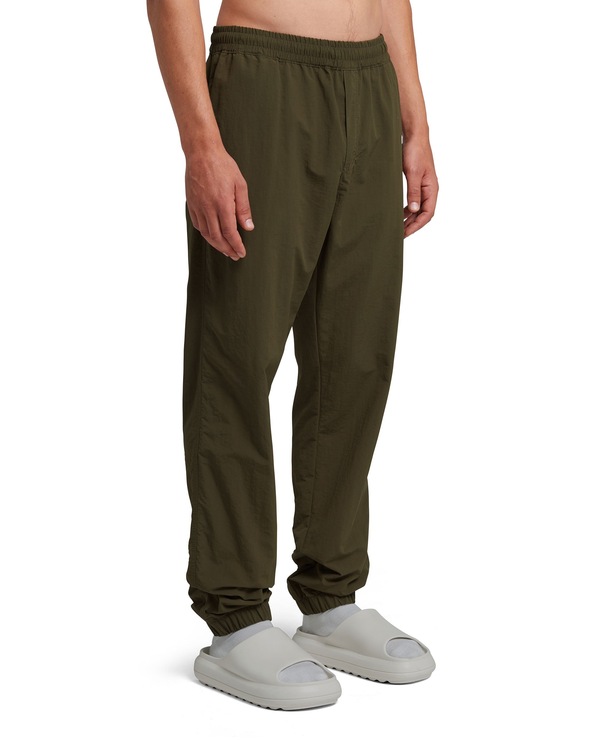 Nylon pants with elasticized waistband - 4