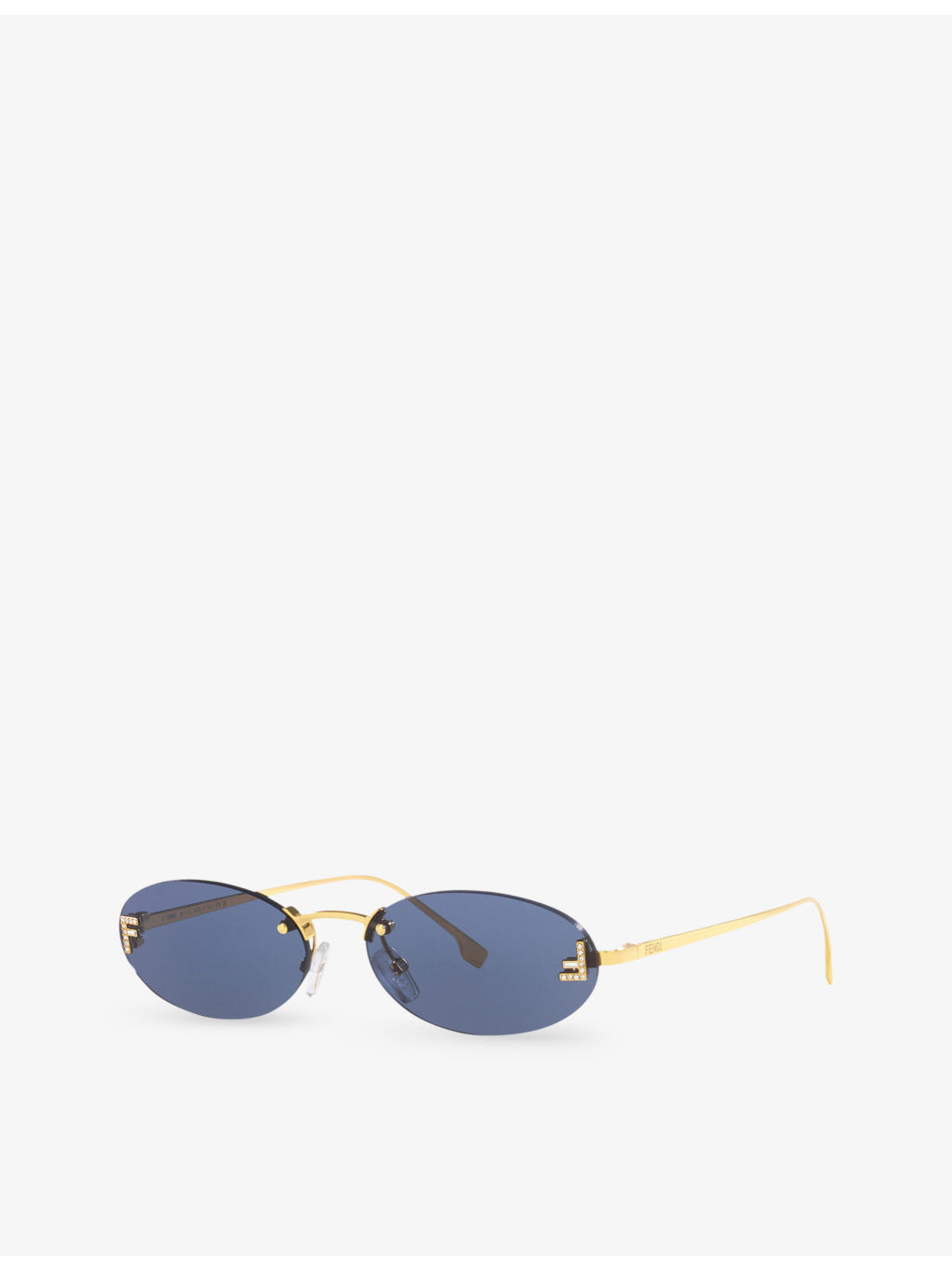 FE4075US oval-frame metal sunglasses - 2