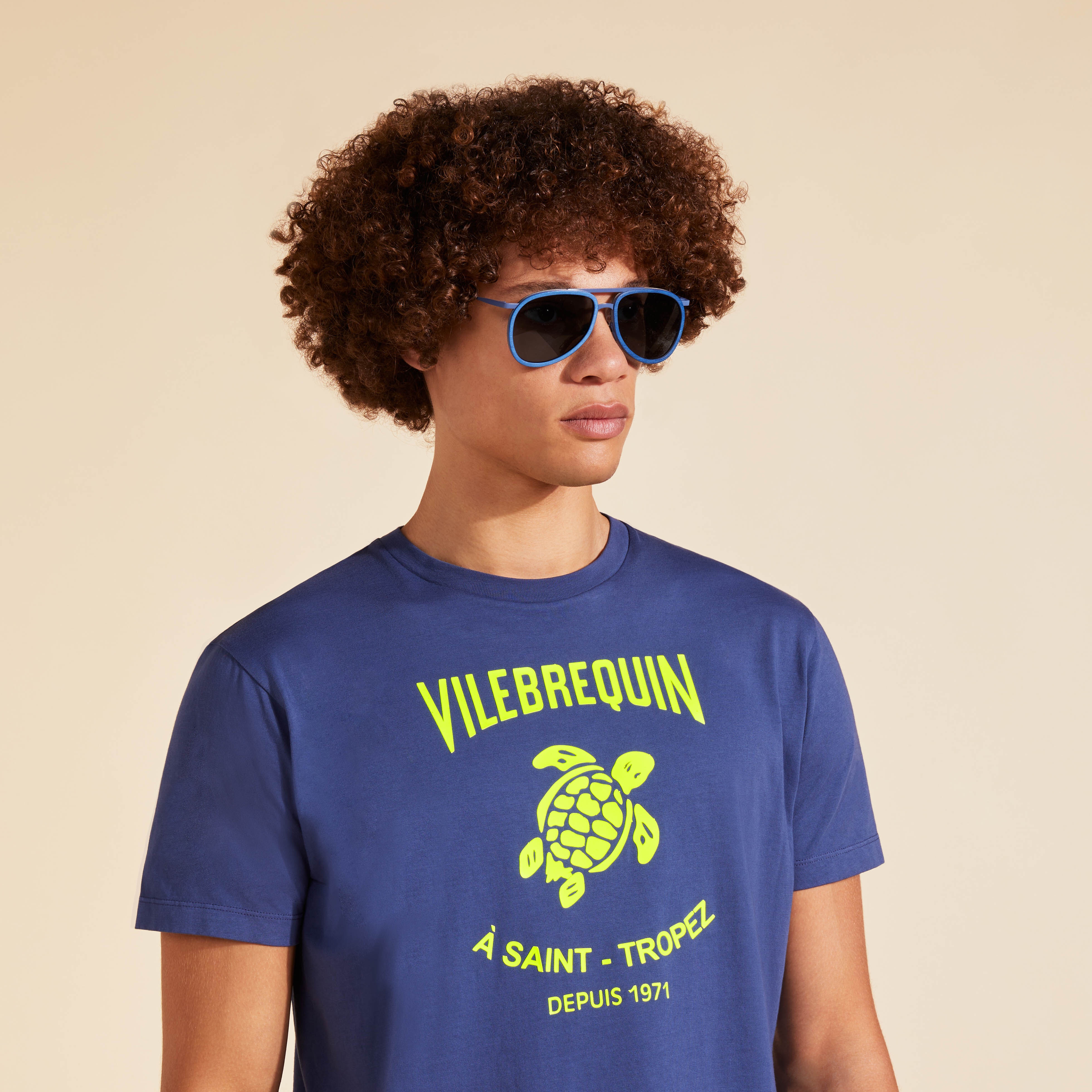 Men Cotton T-Shirt Gomy Placed Logo - 6