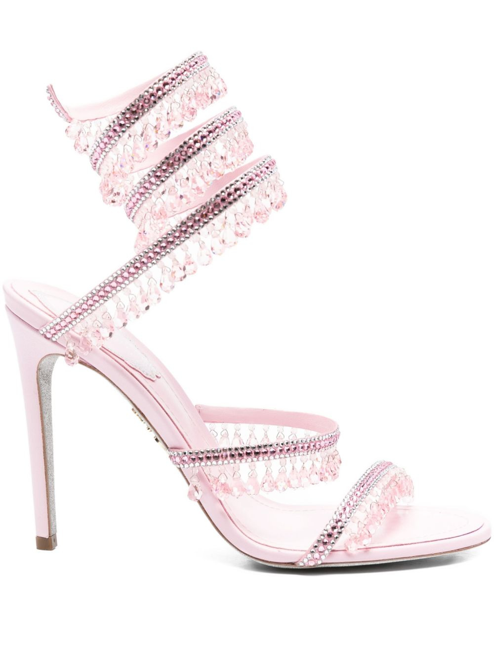 110mm Chandelier crystal-embellished sandals - 1