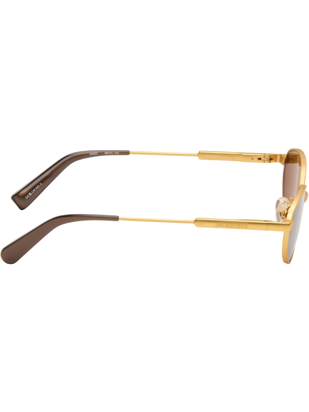 Gold 'The Alba' Sunglasses - 2