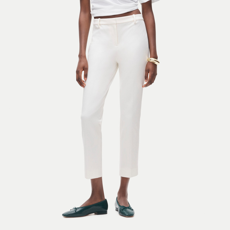 Café capri in bi-stretch cotton blend 3