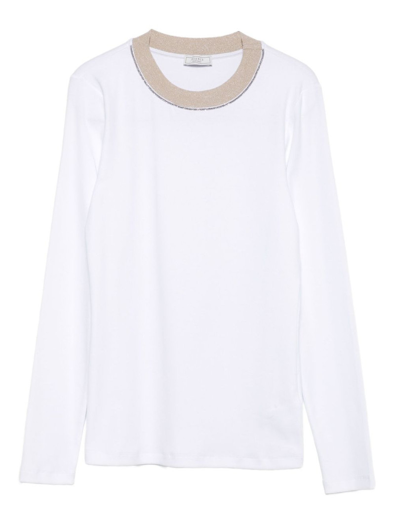 embellished-round-neck top 1