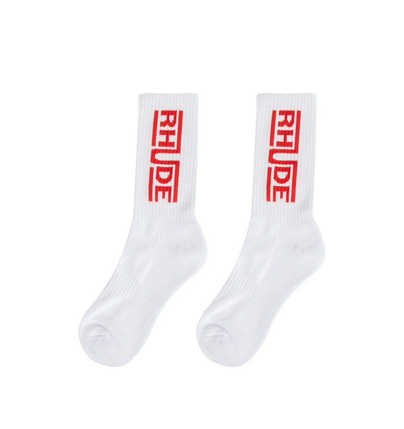 Rhude CHAMPIONS LOGO SOCK outlook