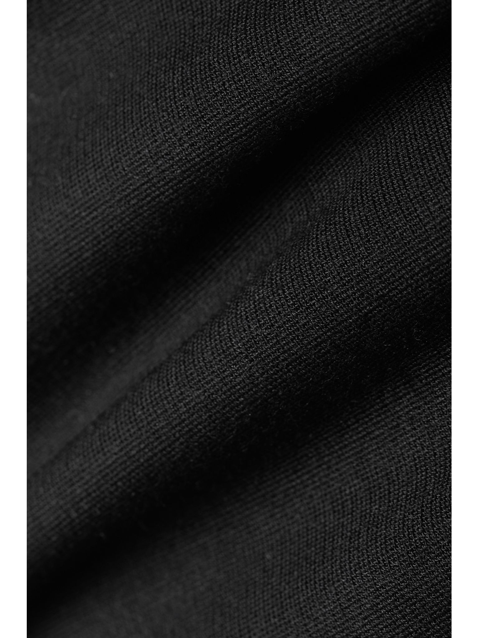 Rio strapless cropped stretch-ponte top Black - 4