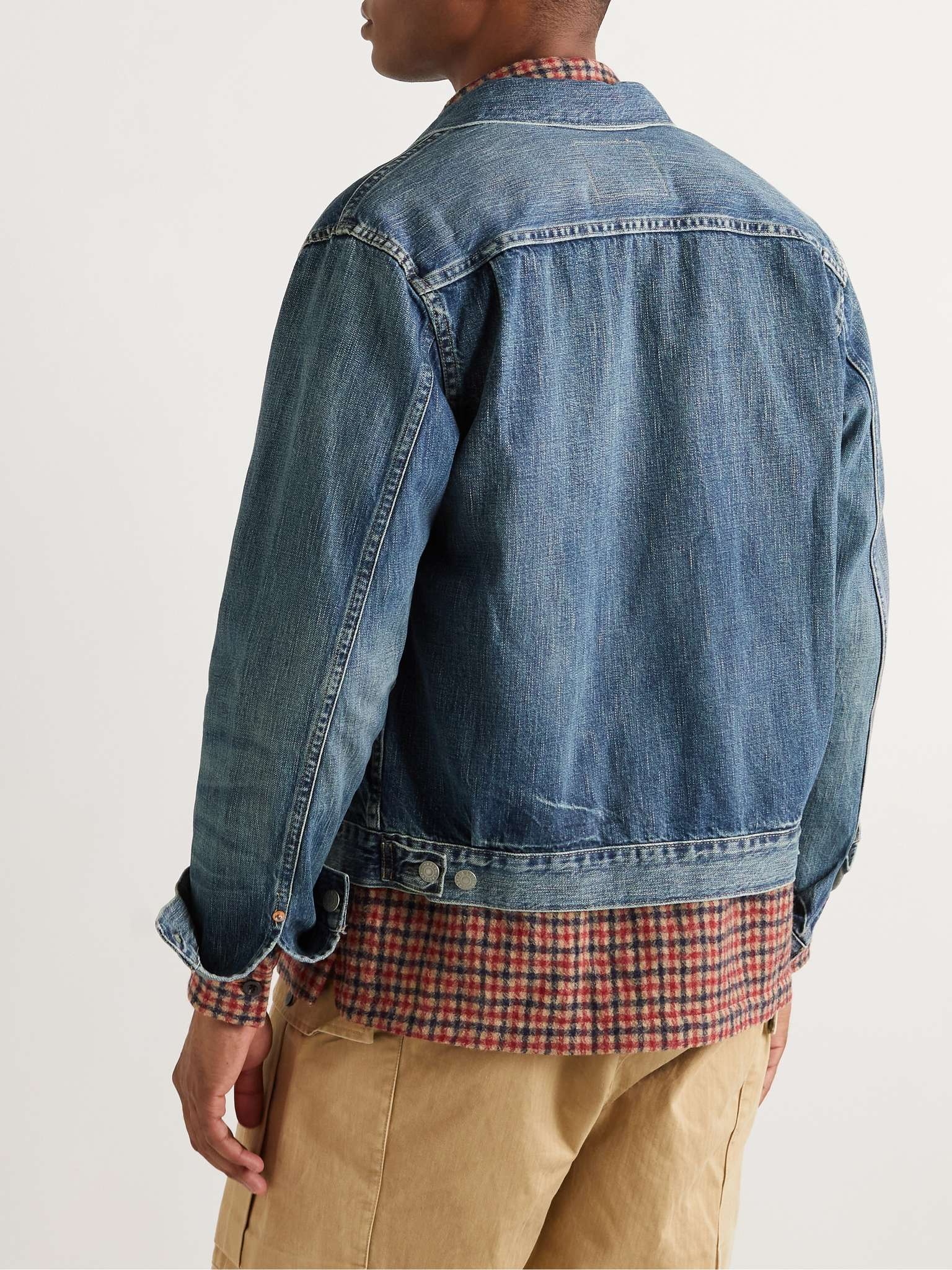 Denim Trucker Jacket - 4