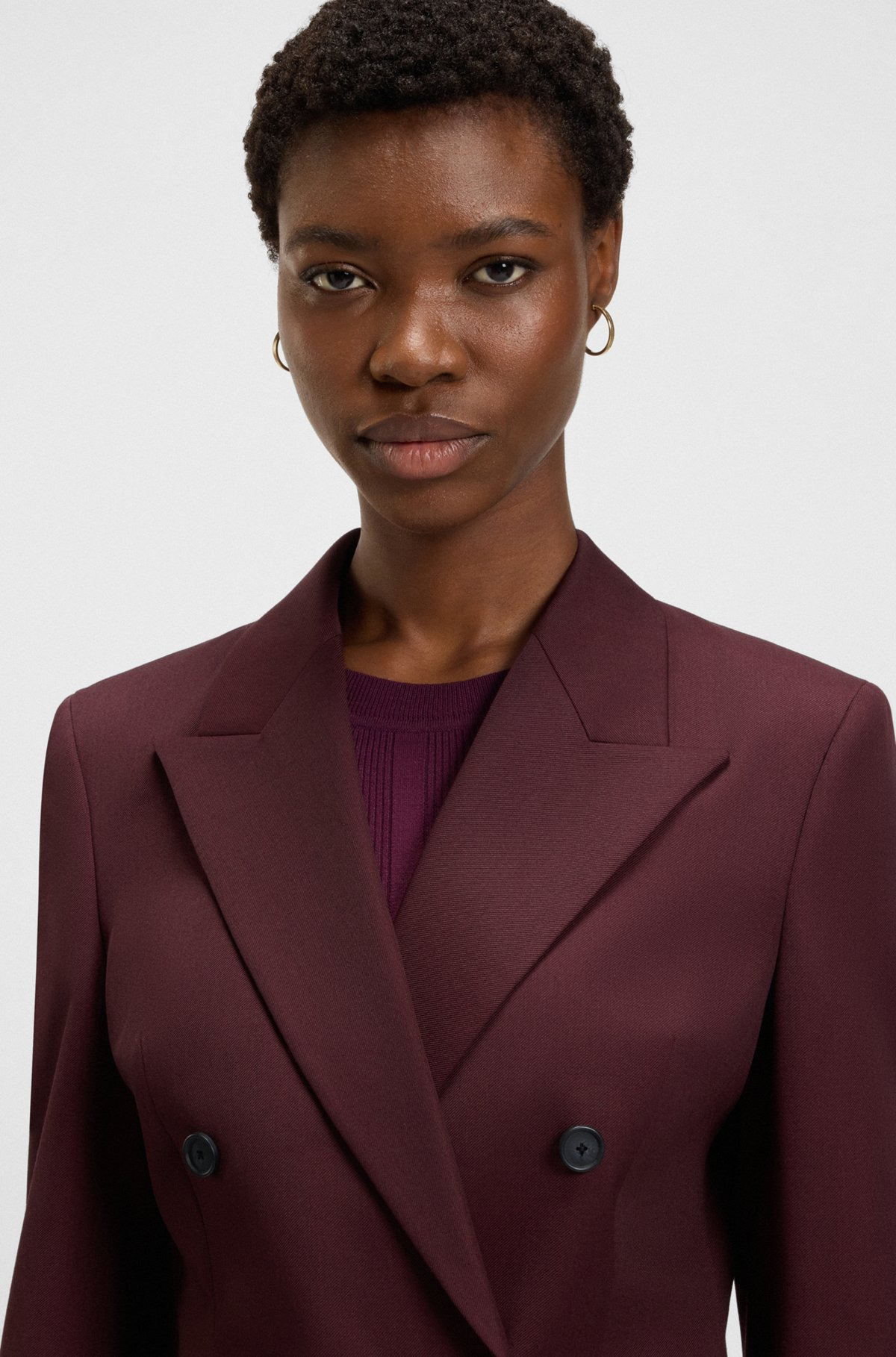 REGULAR-FIT BLAZER IN VIRGIN-WOOL TWILL - 5