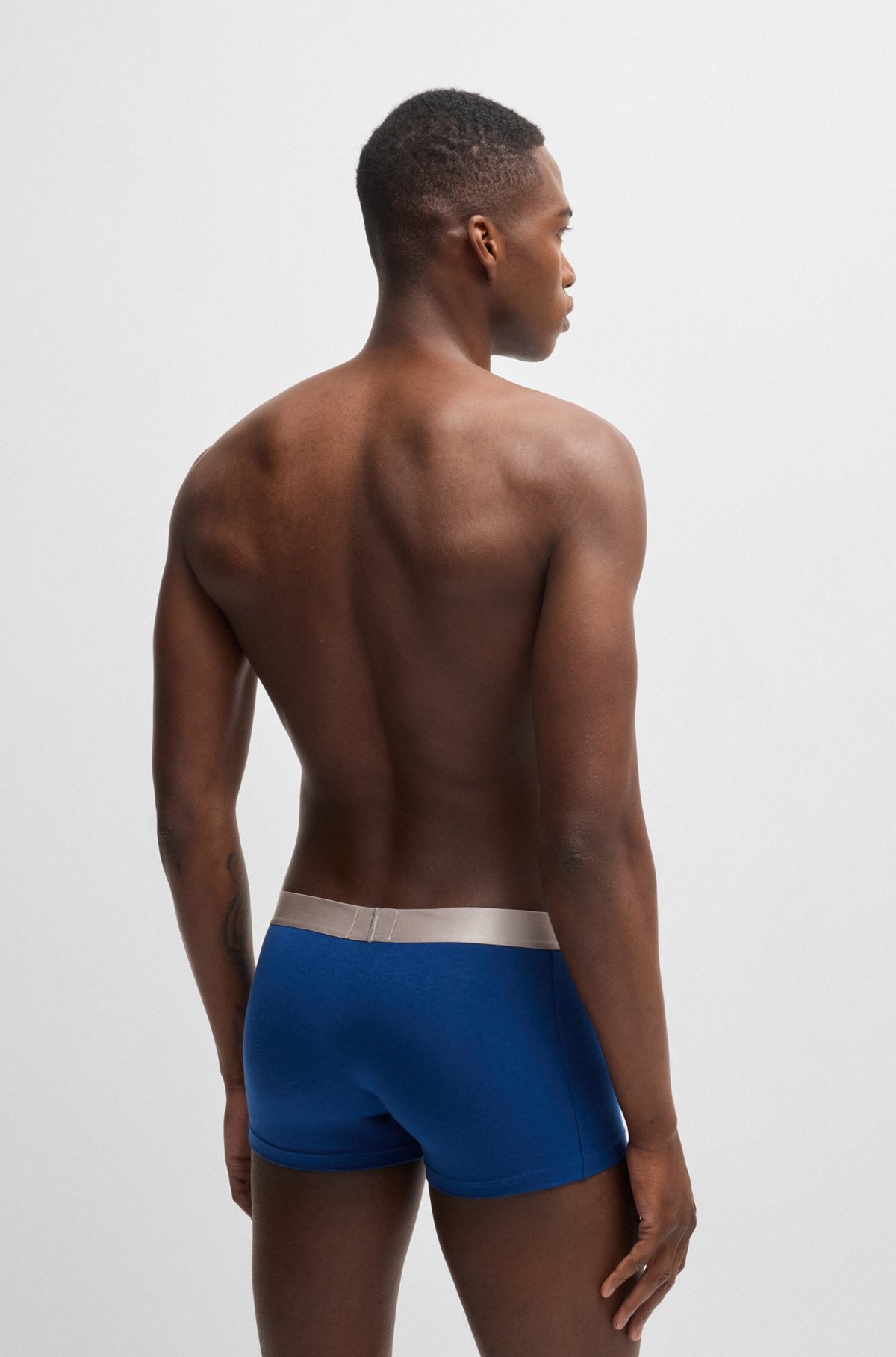 THREE-PACK OF TRUNKS WITH LOGO WAISTBANDS - 3