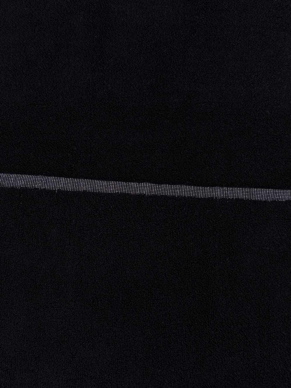 logo-print detail beach towel - 3
