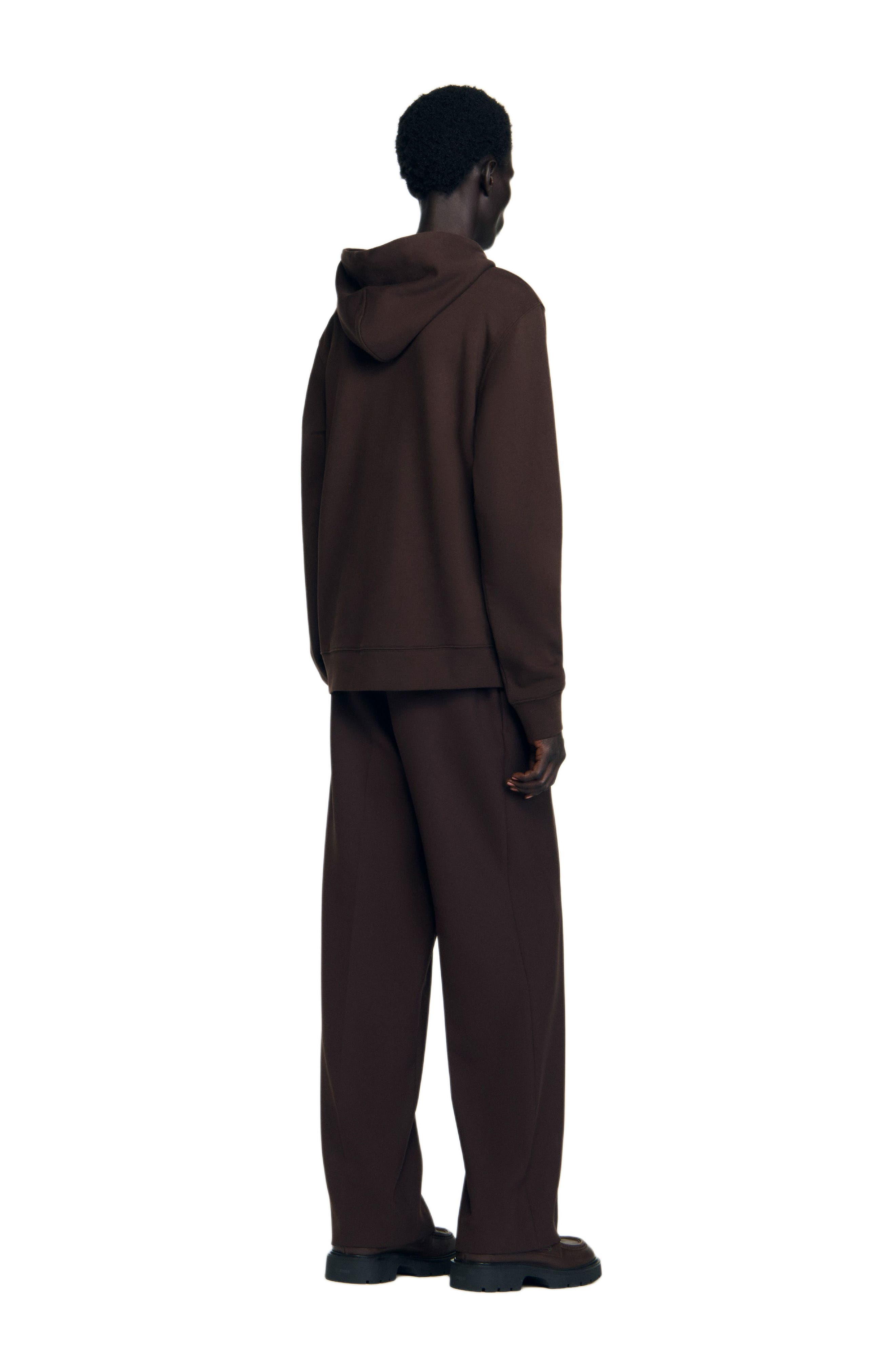 SANDRO Logo hoodie in Chocolate at Nordstrom - 2
