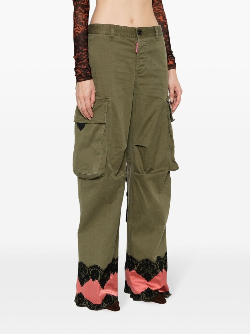 Lingerie low-rise cargo trousers 3