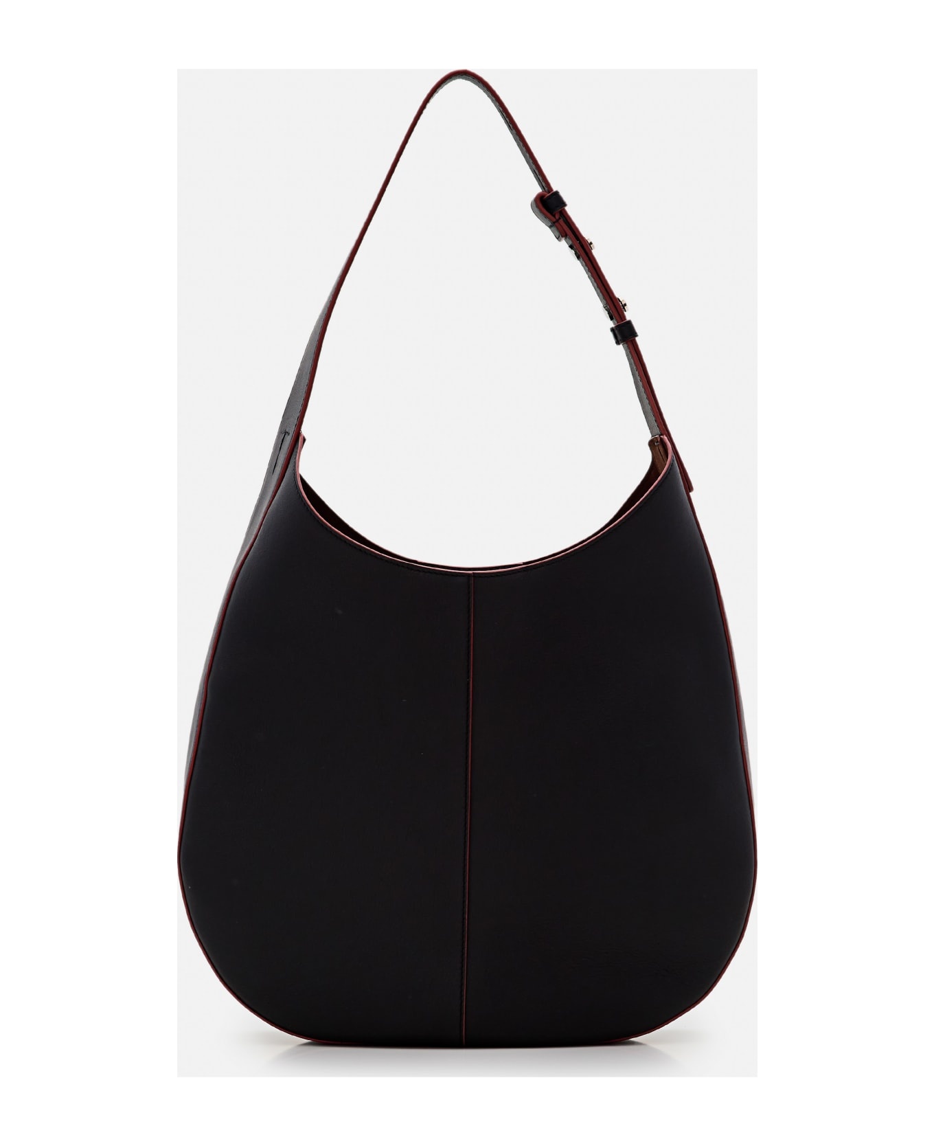 Small Hobo Leather Shoulder Bag - 4