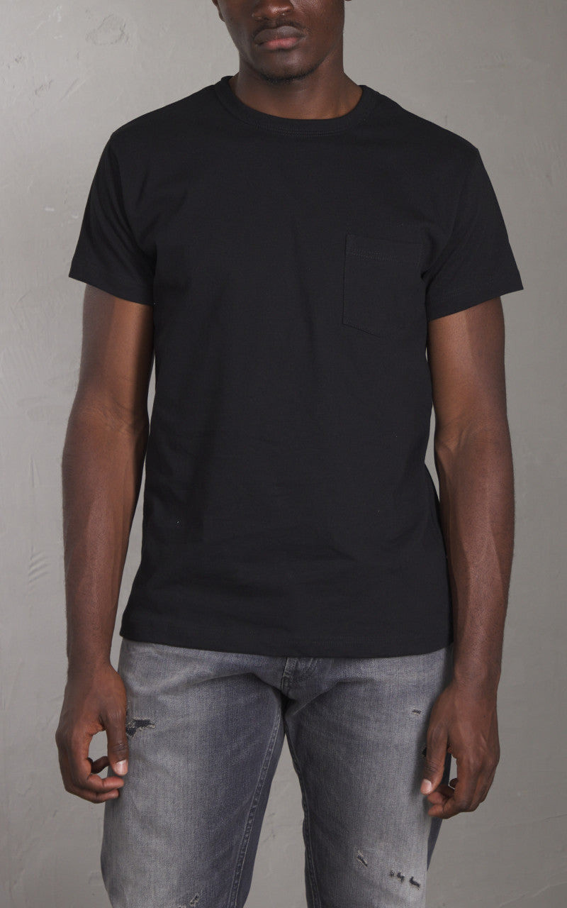 3sixteen 3SIXTEEN HEAVYWEIGHT POCKET T-SHIRT 2 PACK BLACK outlook