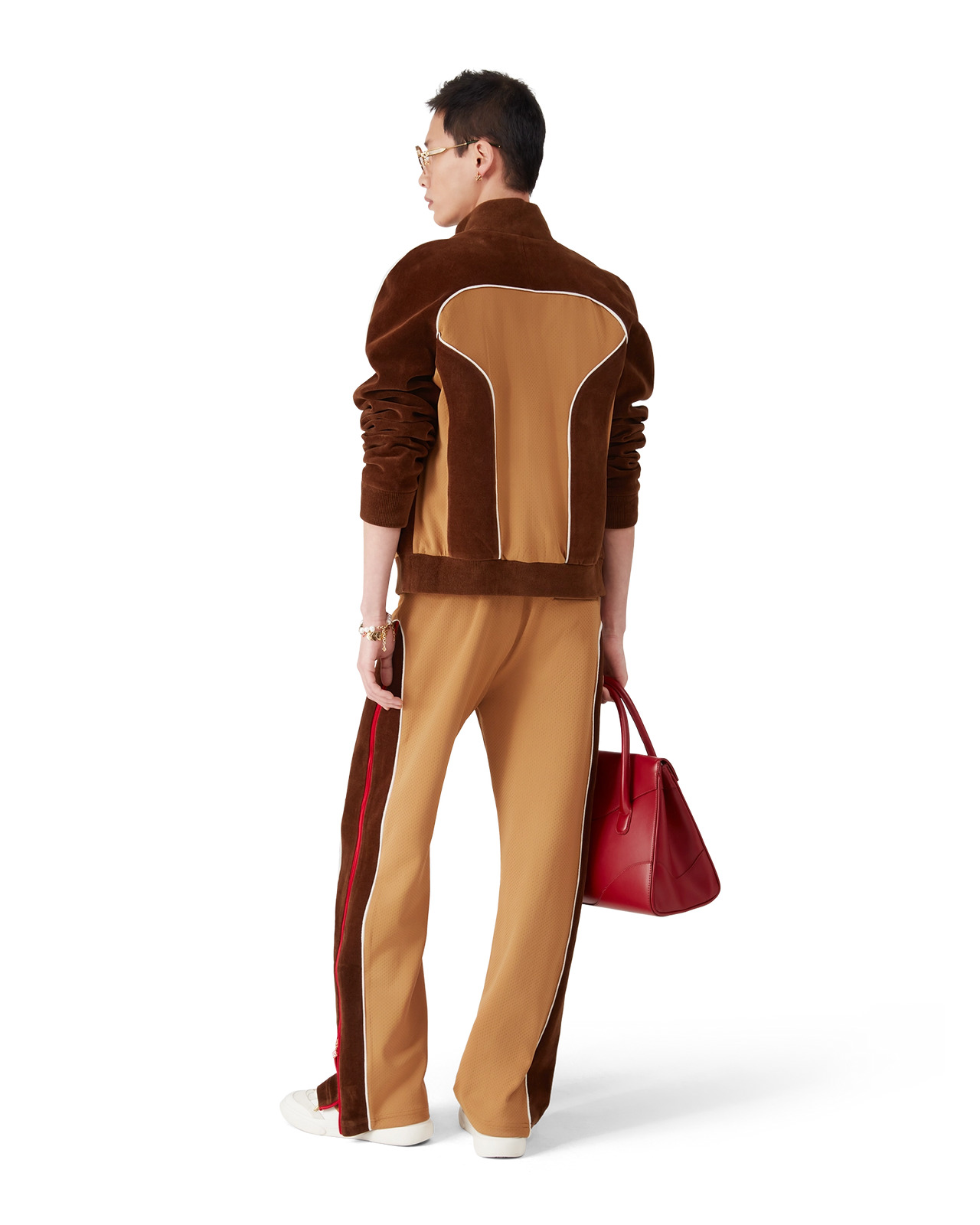 Chenille Panelled Track Pants | Casablanca Paris - 5