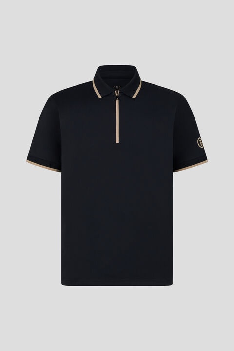 Cody Functional polo shirt in Black - 1